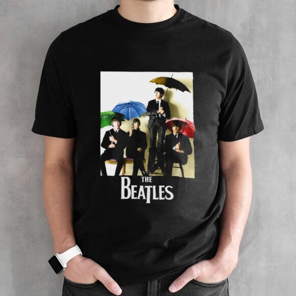 The Beatles Beatles 65 Umbrellas Raglan Retro Music Fan Collector Classic 05 - Picture 1 of 5